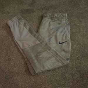 Nike Grey Men's Jogger Sweatpants with Swoosh